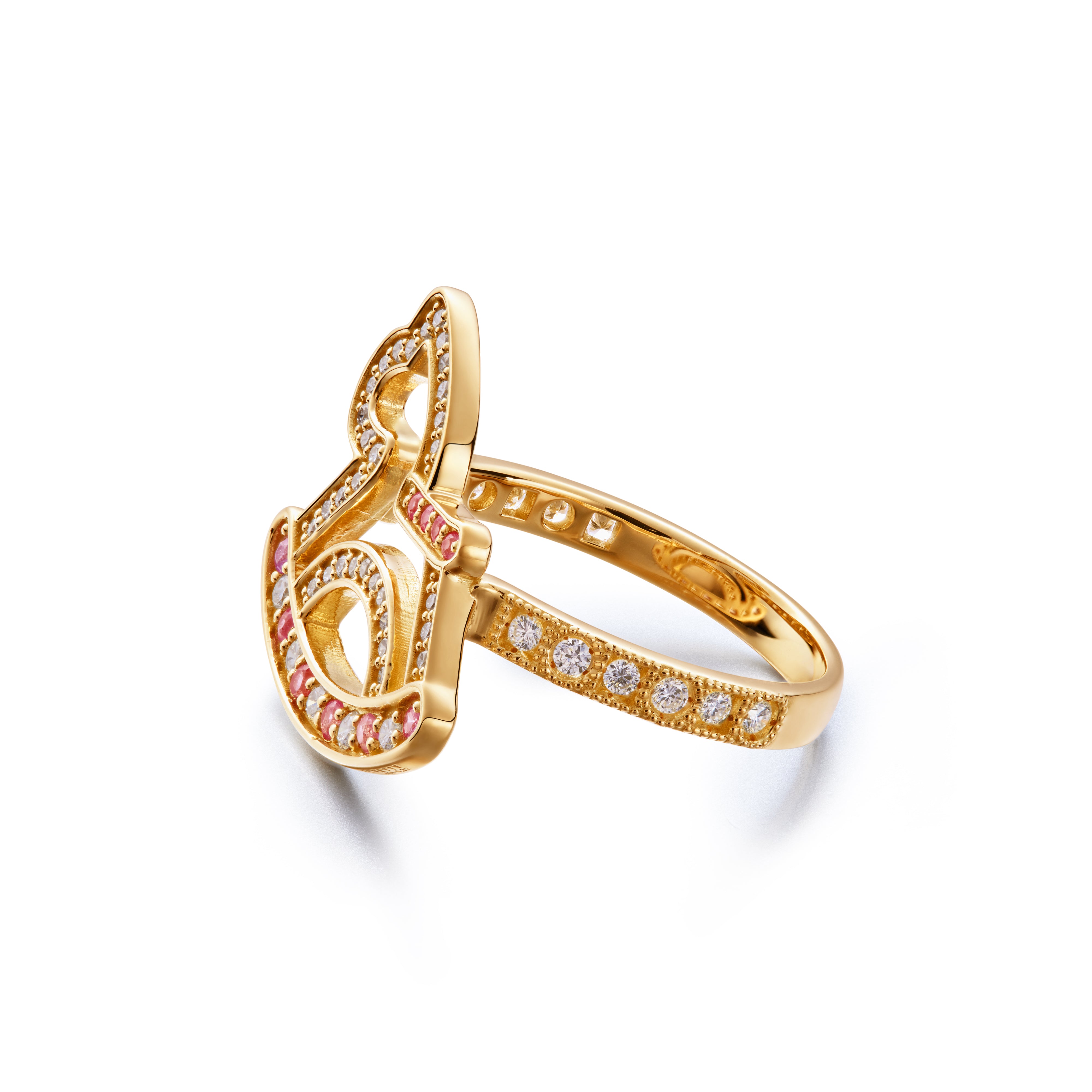 k18 リング K18 ＆ Pt900 マルチway インフィニティリング｜GD6038