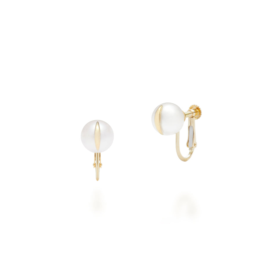 アコヤパールイヤリング(Akoya pearl earrings K18YG)
