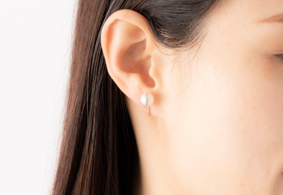 アコヤパールイヤリング (Akoya Pearl earrings Pt900)