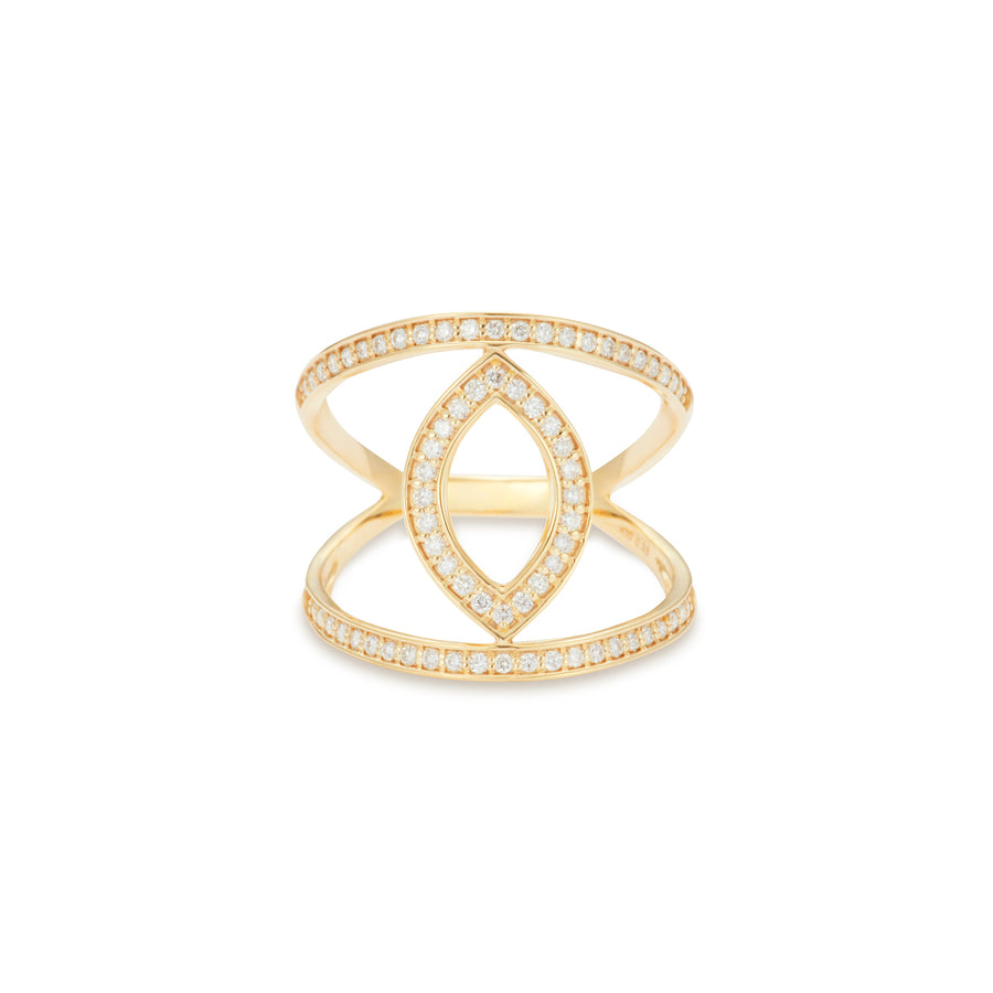 Marquise Shape Ring K10